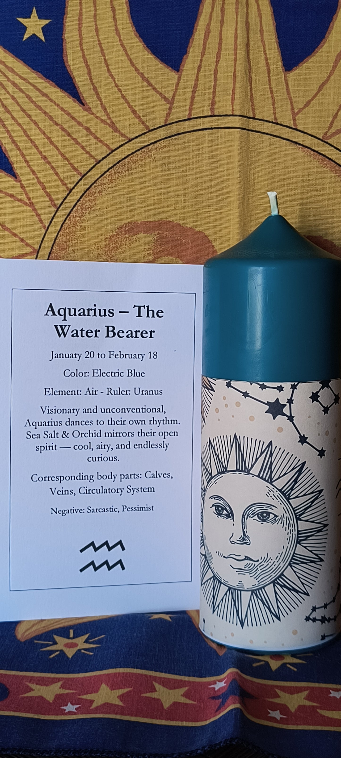 Zodiac Altar Candles - 7 inch