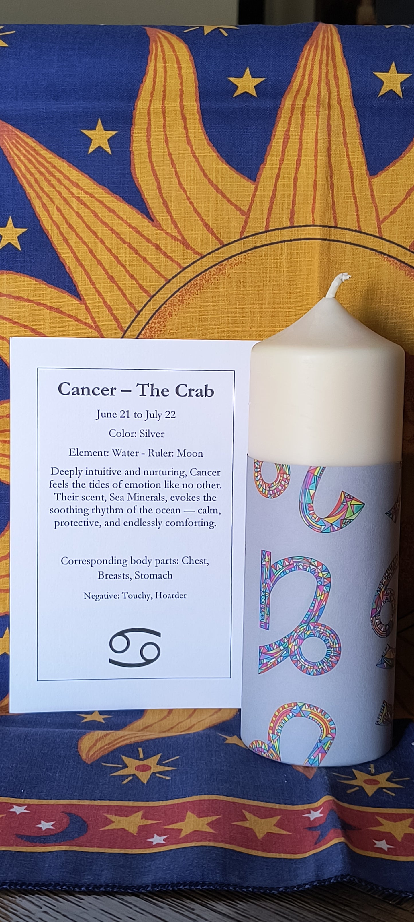 Zodiac Altar Candles - 7 inch