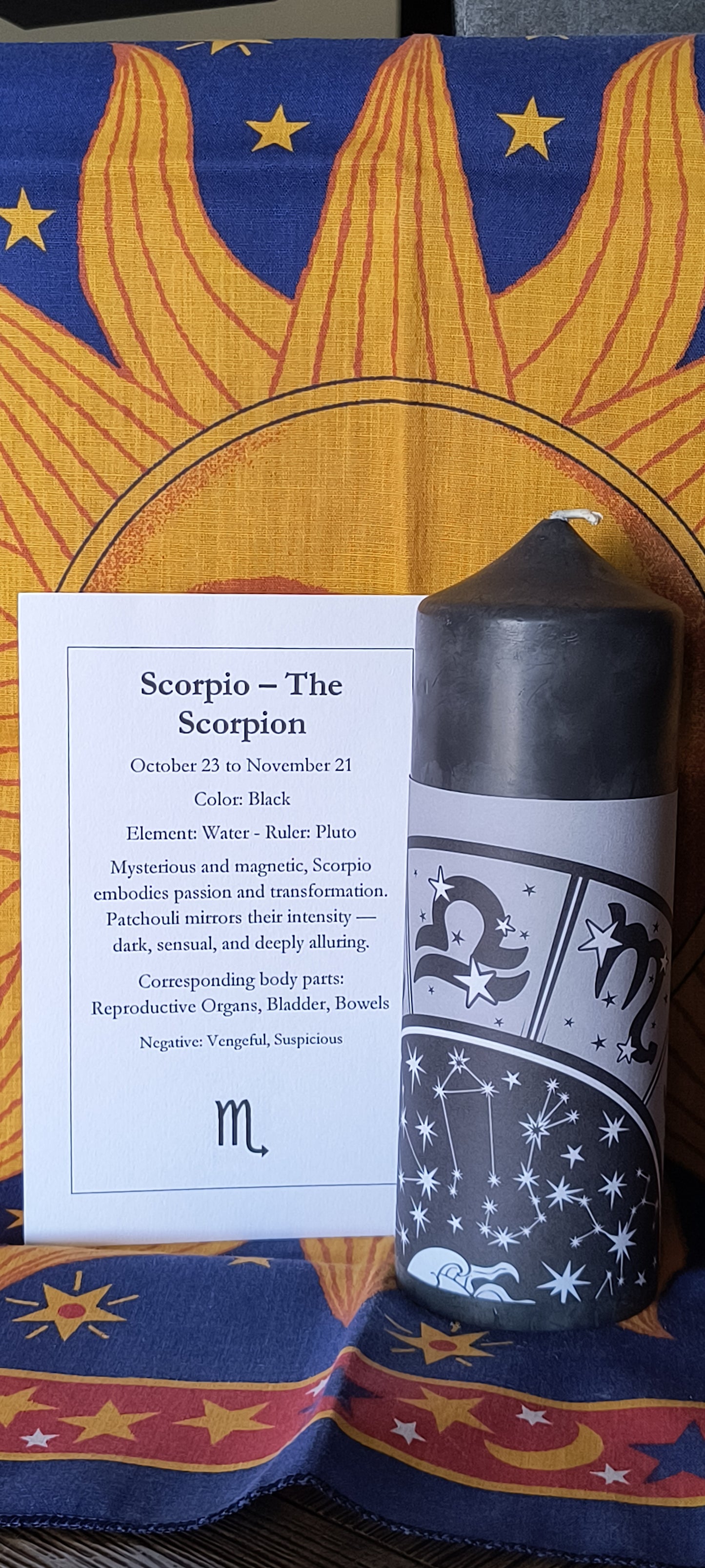 Zodiac Altar Candles - 7 inch